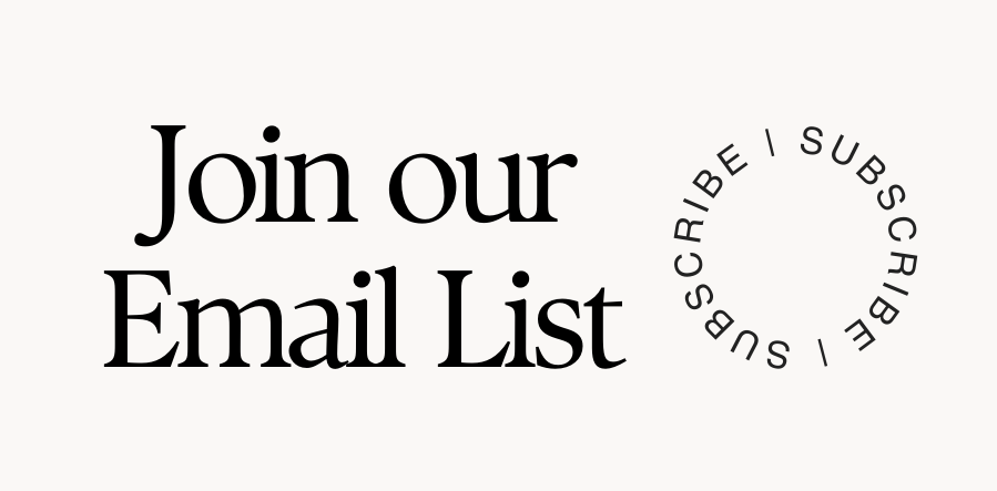 Join our Email List 1